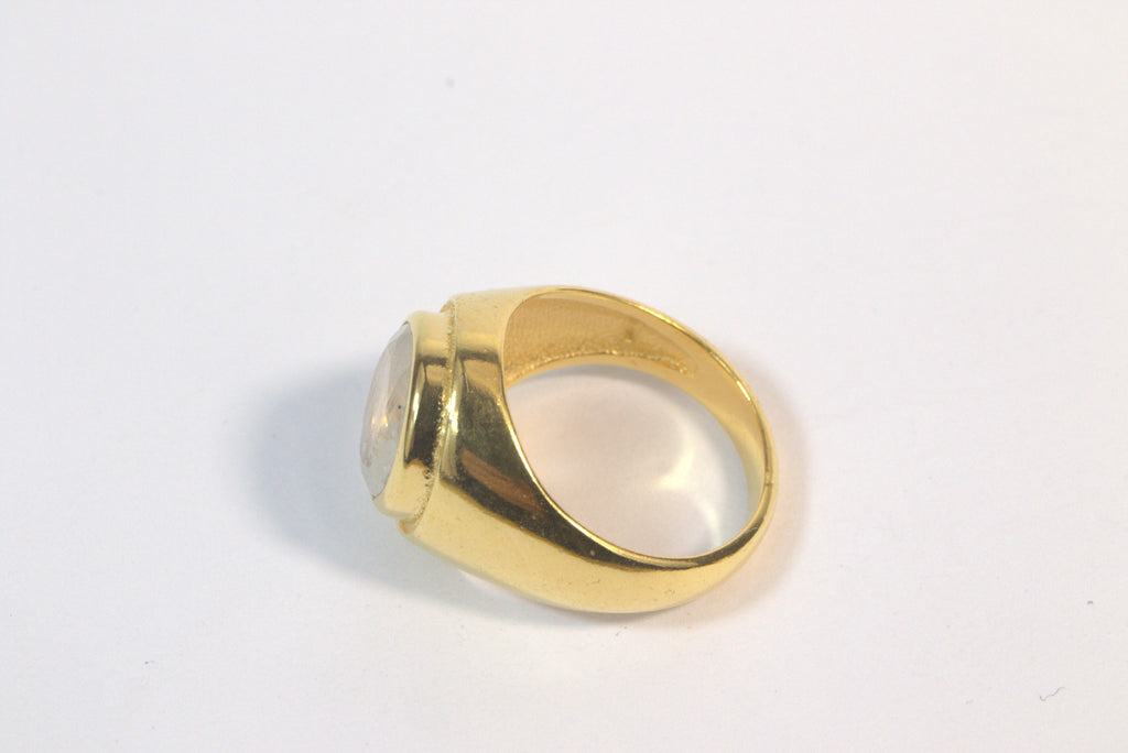 Noir Haven Signet Ring - Gold