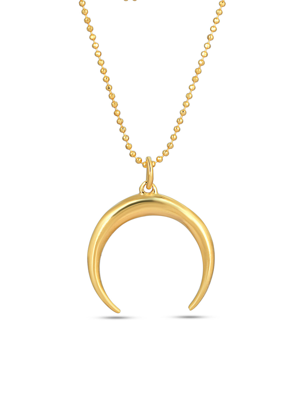 Celeste Crescent Necklace - Gold