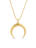 Celeste Crescent Necklace - Gold