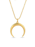 Celeste Crescent Necklace - Gold