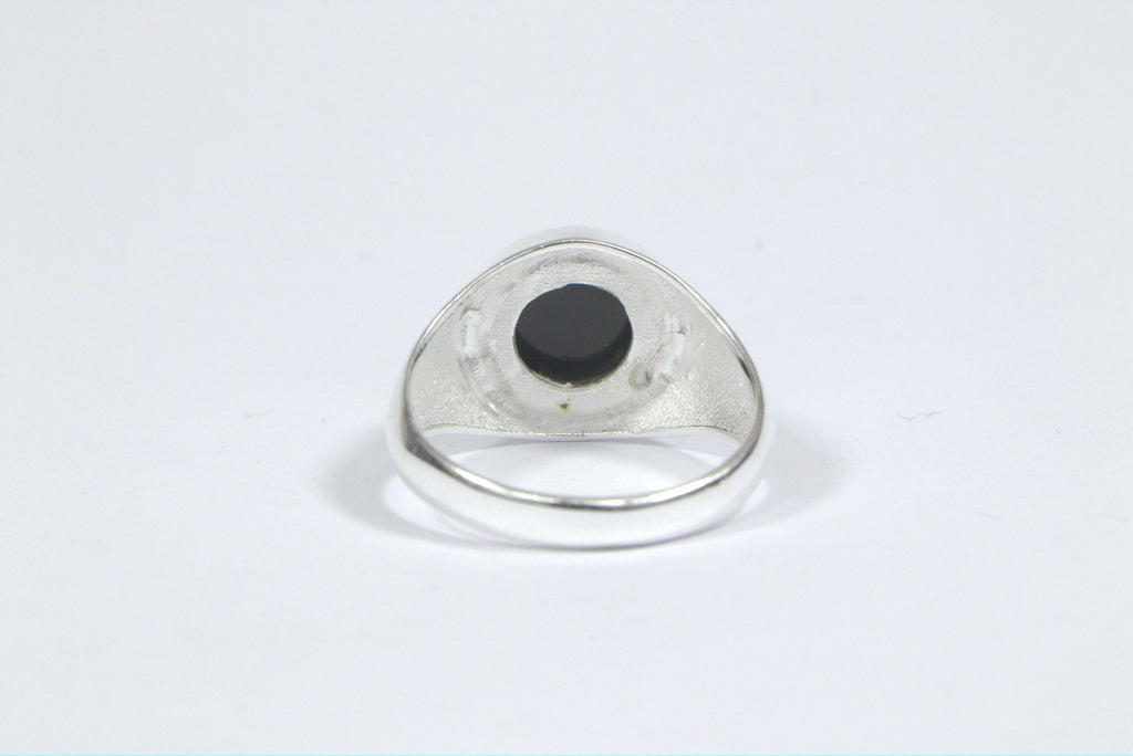 Noir Haven Signet Ring - Silver