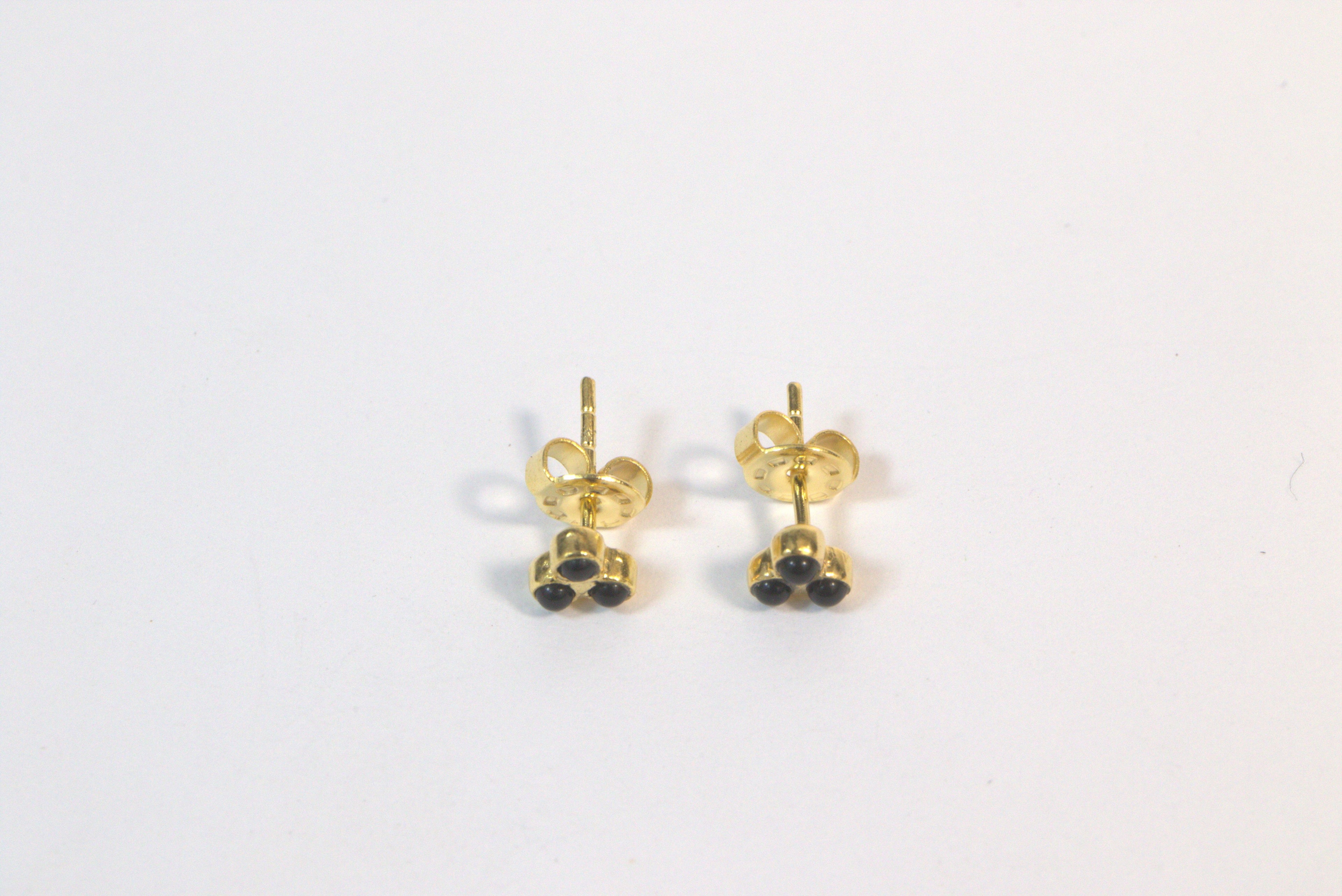 Noir Trio Studs