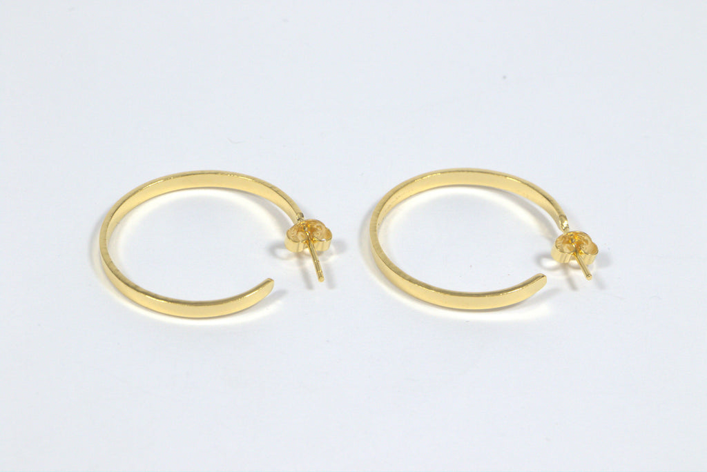 Flat-Hoop Earring
